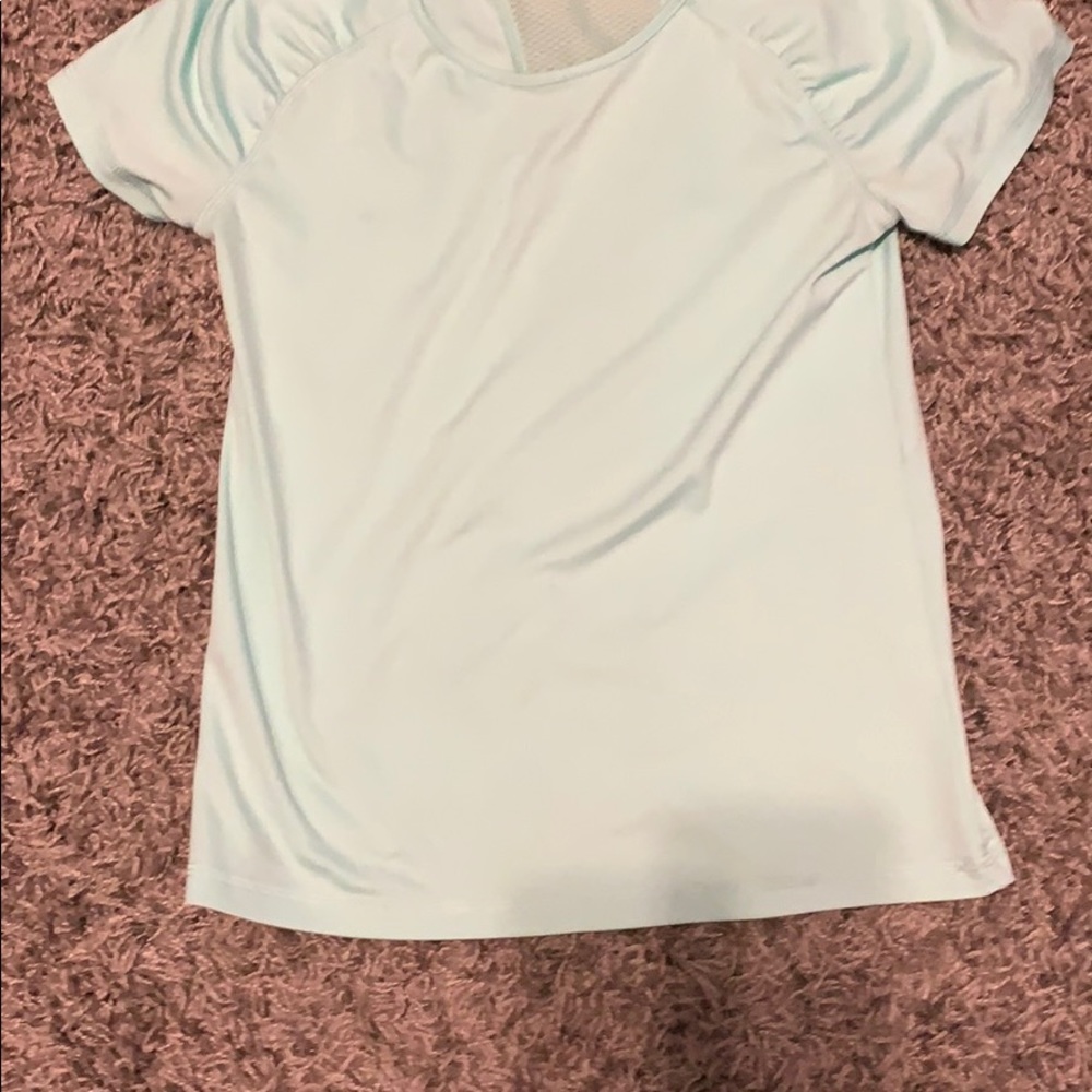 Teal sports shirt